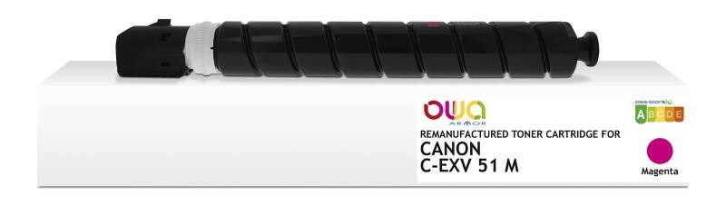 OWA C-EXV 51 M Compatible Canon Ink Cartridge K40261OW Magenta