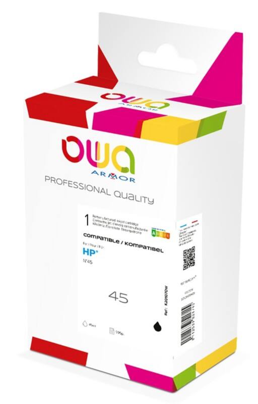 OWA 45 Compatible HP Ink Cartridge K20107OW Black