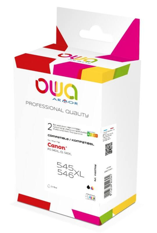 OWA PG545/CL546XL Compatible Canon Ink Cartridge K10377OW Black, Cyan, Magenta, Yellow