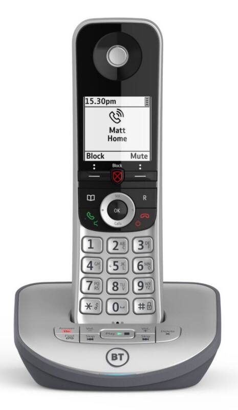 BT Telephone Silver