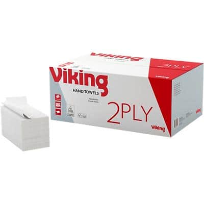 Viking Hand Towel V-fold 2 Ply 15 Packs of 250 Sheets