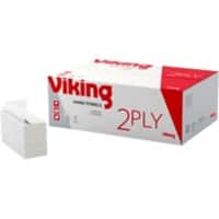 Viking Hand Towel Z-fold White 2 Ply 25 Packs of 150 Sheets