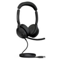 Jabra Evolve2 Wired & Wireless Stereo Headset Over-the-head USB Black ANC