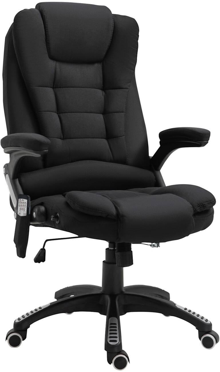 Vinsetto Chair Height-Adjustable Armrest Black 120 kg 5056602919290 670 x 740 x 1,160 mm