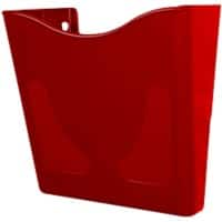 Deflecto A4 Literature Display Through Hole Red CP078YTRED 26.5 x 10 x 26 cm