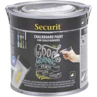 Securit Chalkboard Paint 7.5 (W) x 7.5 (D) x 7.5 (H) cm Black