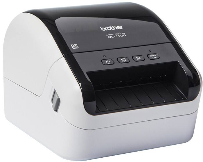 Brother Label Printer QL1100CZU1 Label Printer Black/White