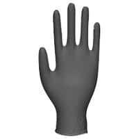 Nitrex Disposable Gloves Nitrile Medium (M) Black Pack of 100