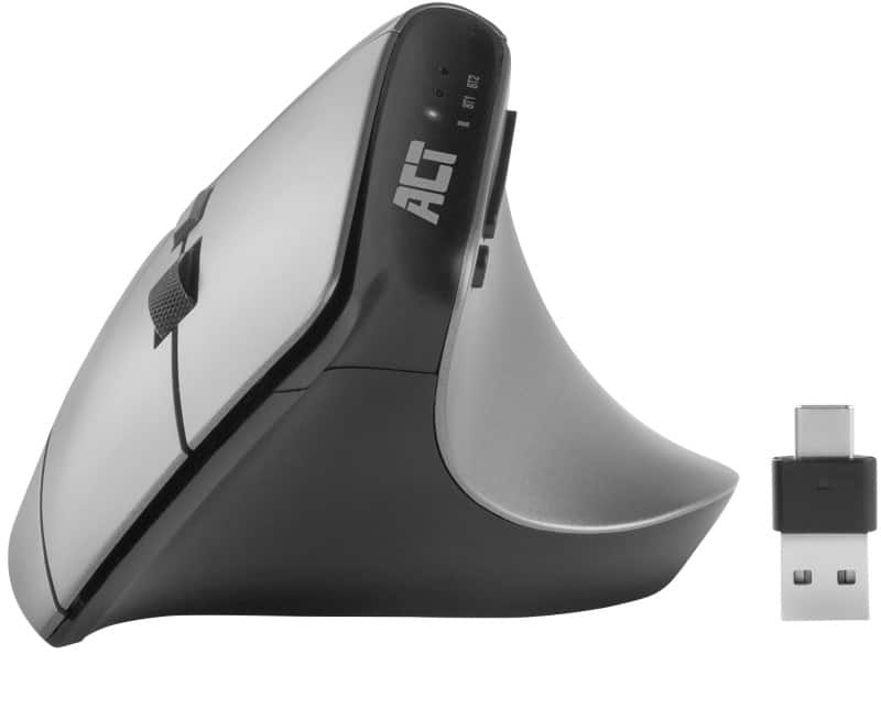 ACT AC5155 Wireless Mouse Wireless Bluetooth Black, Silver
