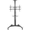 Act Monitor Stand AC8370 Height Adjustable 70 Inch 910 x 683 x 2,180 (W x D x H) mm Black