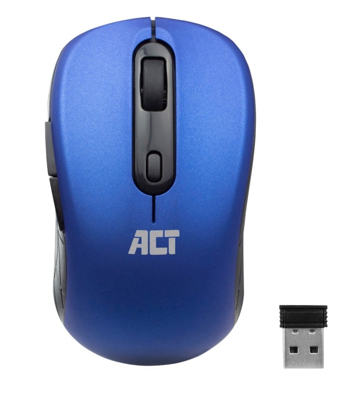 ACT AC5140 Mouse Wireless Without Bluetooth Blue