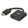 ACT VGA Female Adapter Cable HDMI Male AC7535 Black 15 cm
