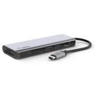 Belkin Multiport Adaptor AVC009btSGY USB 3.2 Gen 1 (3.1 Gen 1) Type-C Silver