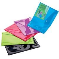 Seco Filing PPLSA4-AST A4 PP (Polypropylene) Landscape 0.5 cm (D) x 38 cm (H) Assorted Pack of 5