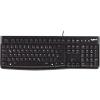 Logitech Wired Keyboard K120 QWERTY GB Black with protective film over the keys