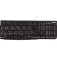 Logitech Wired Keyboard K120 QWERTY GB Black with protective film over the keys