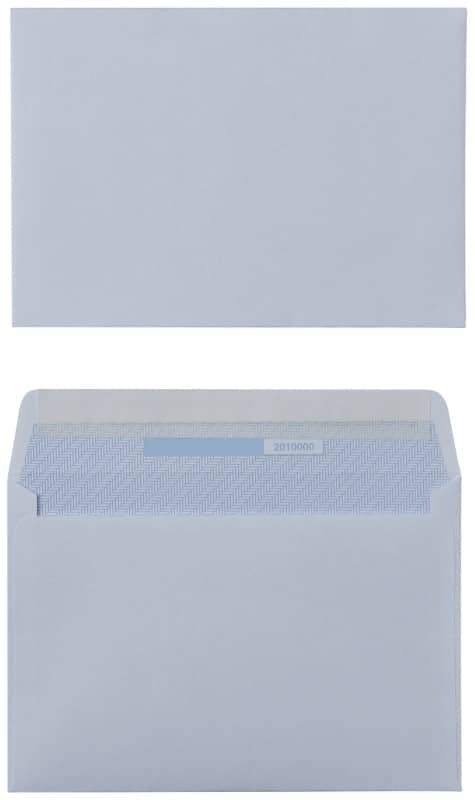 Viking Envelopes C6 162 (W) x 114 (H) mm Peel and Seal White 100 gsm Pack of 1000