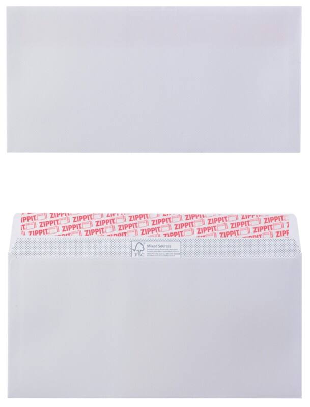 Viking Envelopes Plain DL 220 (W) x 110 (H) mm Peel and Seal White 100 gsm Pack of 1000