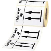 RAJA Shipping Labels This way up Black, White 7.3 x 10.1 cm