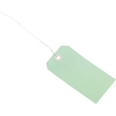 RAJA Tags Paper Green 6.3 x 12.5 cm Pack of 1000