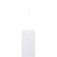 RAJA Tags Paper White 6.3 x 12.5 cm Pack of 1000