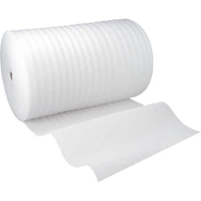 RAJA Packaging Foam PE (Polyethylene) 1,000 mm (W) x 300 m (L) Transparent