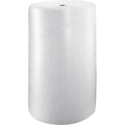 RAJA Bubble Wrap PE (Polyethylene) 1,000 mm (W) x 50 m (L) Transparent Recycled 30%