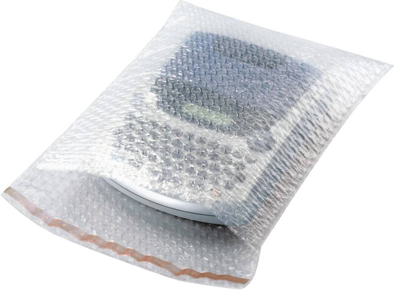 RAJA Mailing Bubble Bag PE (Polyethylene) 180 (W) mm Transparent Pack of 300
