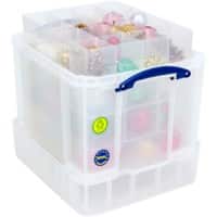 Really Useful Box Storage Box 35 L Transparent 37.5 x 48 x 31 cm