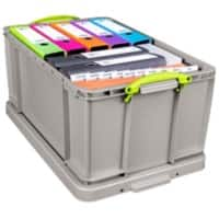 Really Useful Box Storage Box 64RDGCB 64 L Grey PP (Polypropylene) 44 x 71 x 31 cm