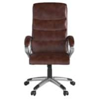 Alphason Executive Chair Hampton Real leather Brown