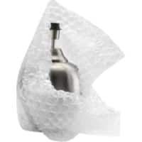 RAJA Bubble Wrap PE (Polyethylene) 600 mm (W) x 50 m (L) Transparent Pack of 2