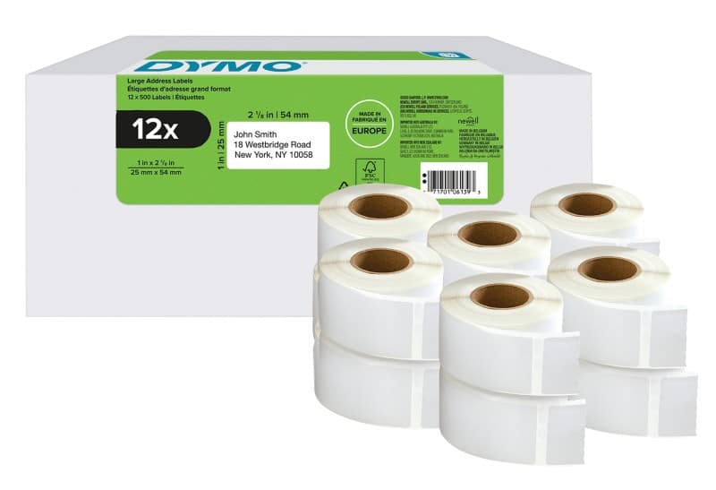 DYMO Address Labels LabelWriter 2177563 Authentic White