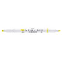 Zebra Mildliner Highlighter Yellow Broad Chisel 4 mm Non Refillable Pack of 10