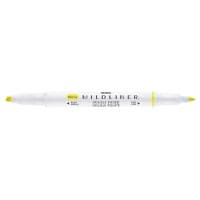 Zebra Mildliner Highlighter Yellow Broad Chisel 4 mm Non Refillable Pack of 10