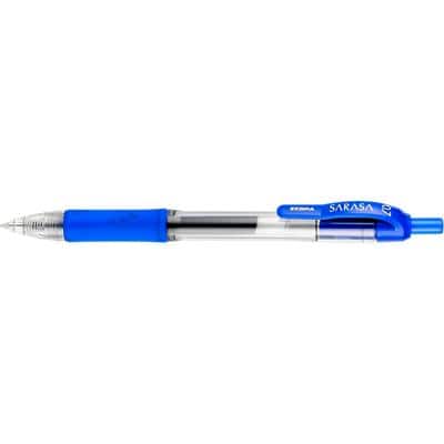Zebra Gel Pen 0.3 mm Blue Pack of 12