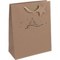 Sigel Gift Bag GT037 Brown 26 X 12 X 33 cm Pack of 5