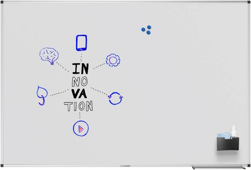 Legamaster UNITE Whiteboard Wall Mounted Magnetic Single Sided 150 (W) x 100 (H) cm