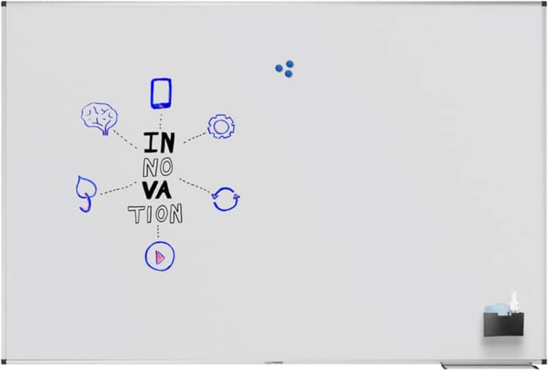 Legamaster UNITE Whiteboard Wall Mounted Magnetic Single Sided 180 (W) x 120 (H) cm