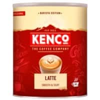 Kenco Speciality Coffee Caffeinated Coffee Latte Medium 1000g