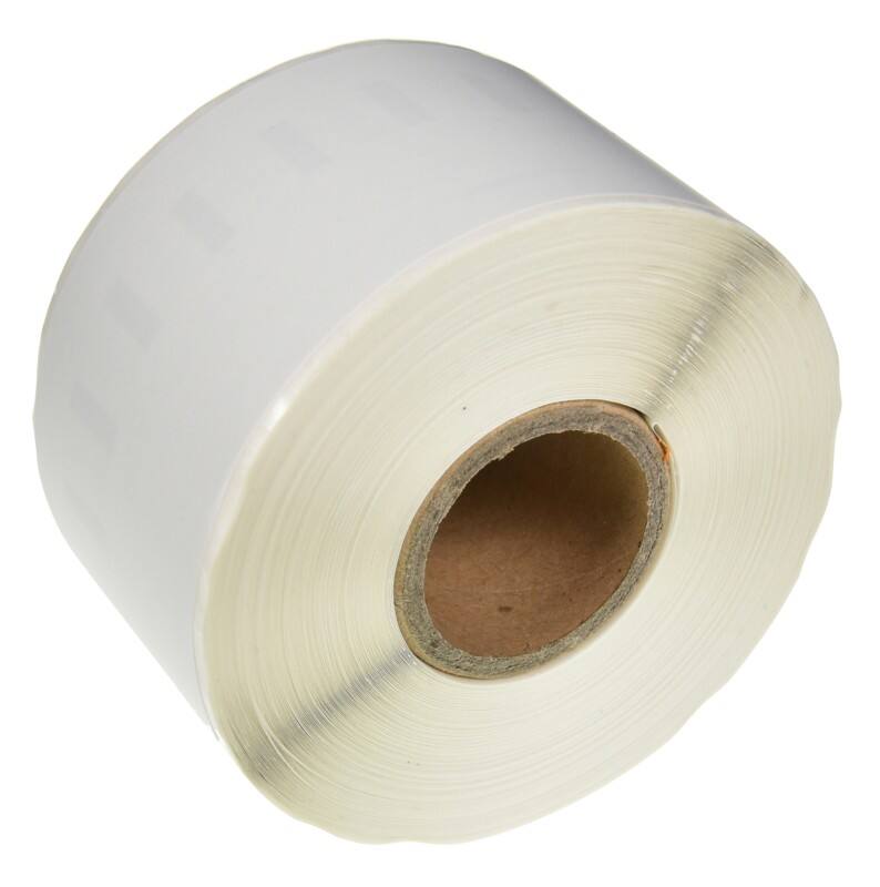 LW Label Roll Compatible DYMO 99019 RL-D-99018T Adhesive Black on White 65 mm 110 Labels