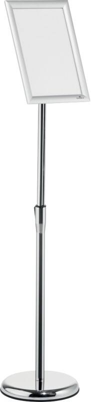 DURABLE Display Stand A4 Aluminium, Plastic Silver Snap Frame