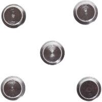 Maul Magnets Light Silver 1.2 x 1.6 cm Pack of 5
