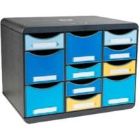 Exacompta Desktop Drawers Multi PS (Polystyrene) 11 Drawers Multicolour