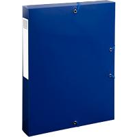 Exacompta BEE BLUE Filing Box 59142E PP (Polypropylene) Recycled 25 (W) x 4 (D) x 33 (H) cm Navy Blue