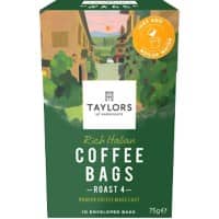 Taylors of Harrogate Coffee Bags Ground Almond, Dark Chocolate Arabica Pack of 10