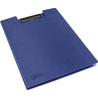 Rapesco Germ-Savvy Foldover Clipboard A4 PP (Polypropylene) Blue Portrait 1698 Pack of 4