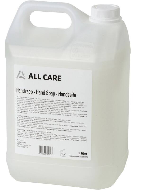 Eco Hand Soap Refill Bottle Liquid Fresh White 98915 5 L