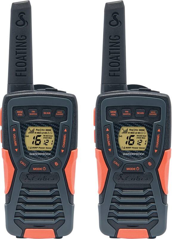 Cobra Two-Way Radio Set AM1055 Black Pack of 2