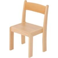 Profile Education Chair STCHBCH2 Wood Brown Pack of 4